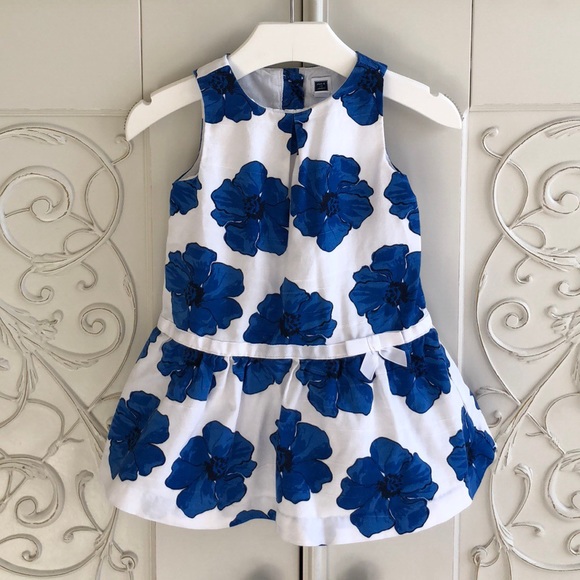 janie and jack blue dress